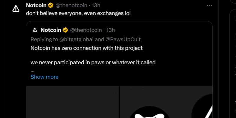 Breaking News: Notcoin Claims Bitget is Lying!